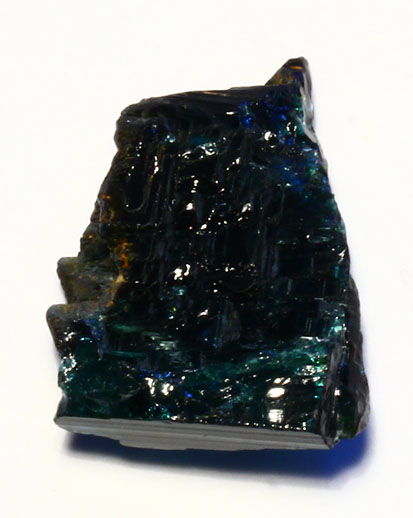 blauer Turmalin-Trommelstein, Indigolith, Trommelstein