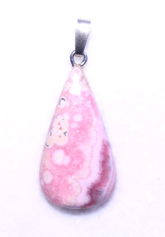 Rhodochrosit-Anhänger, Cabochon